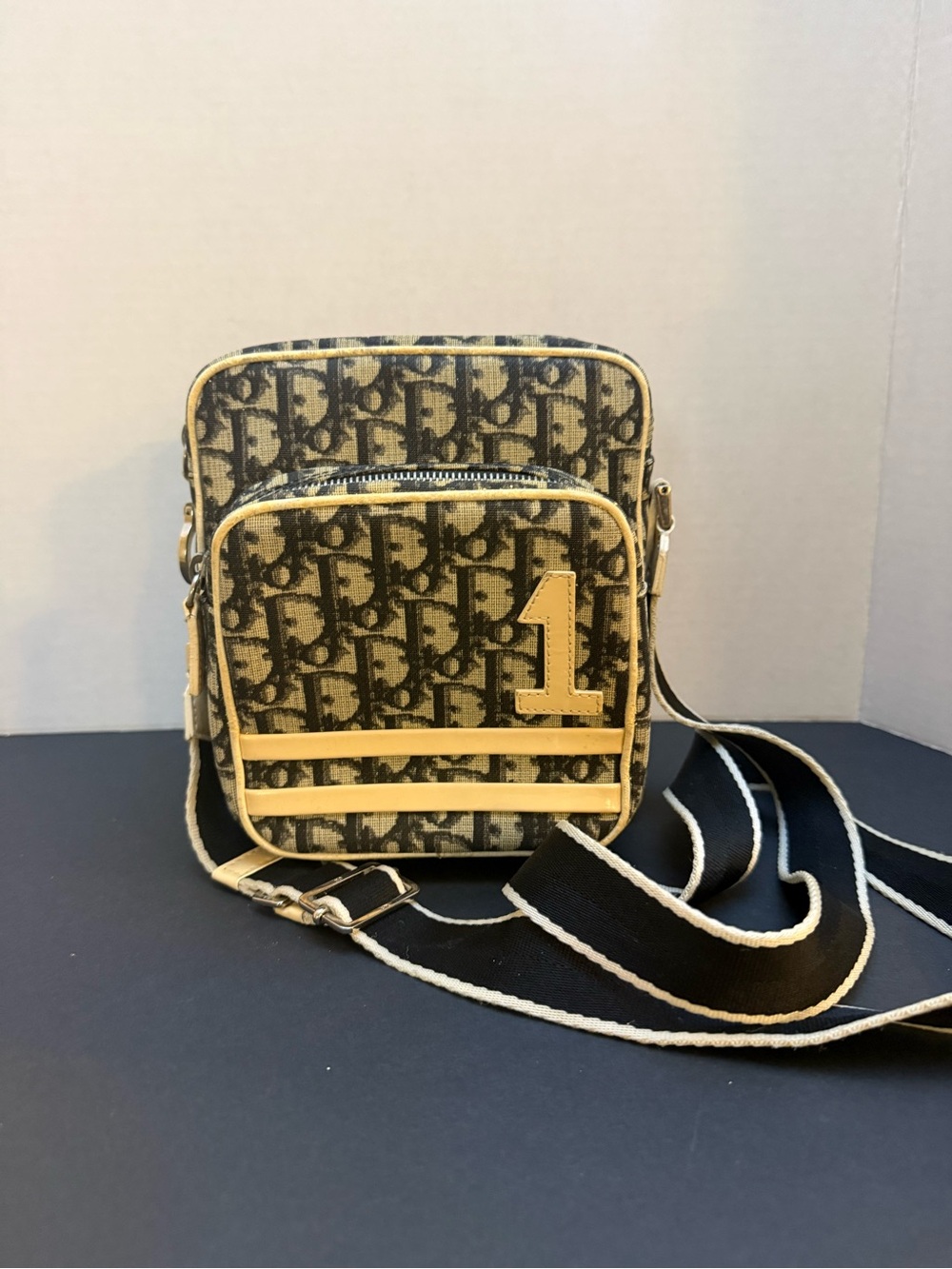 Dior Beige Monogram Crossbody Bag